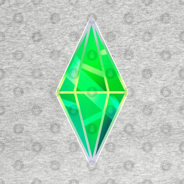 Green plumbob sims 4 by 2dsandy